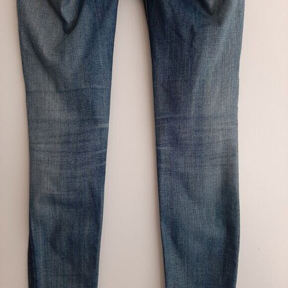 RAG & BONE \ Mid-Rise Skinny Destroyed Blue Jeans Sz 26 - Picture 9 of 16
